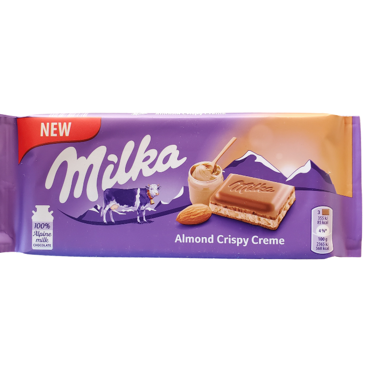 Milka Almond Crispy Creme |90 g |Box 24